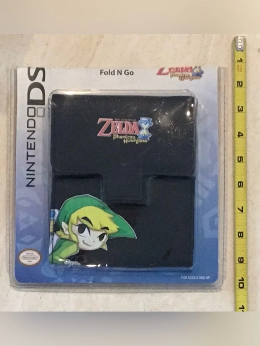 Zelda DS Lite Console Case 2007 Nintendo Hourglass Fold N Go Holder Carry New
